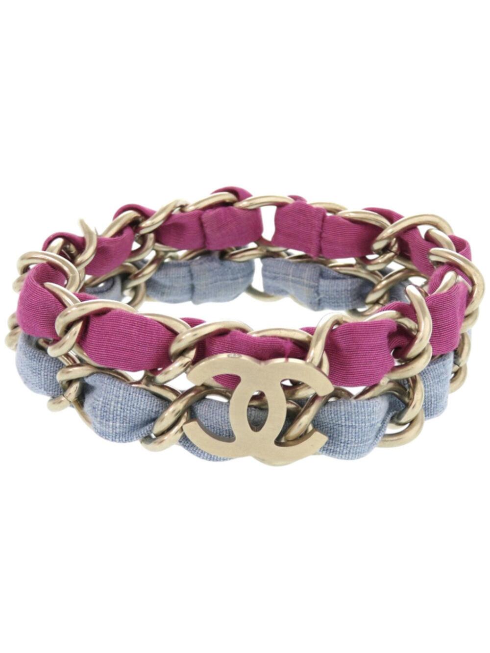 Chanel Cc Logo Chain Bracelet Metal #269934C84B